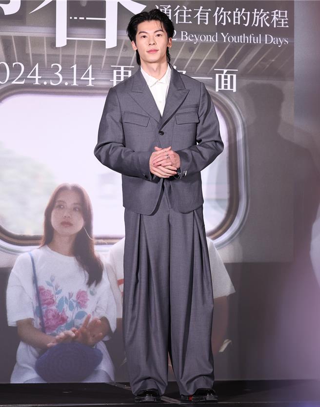 男主角许光汉分享电影拍摄幕后花絮。（陈俊吉摄）