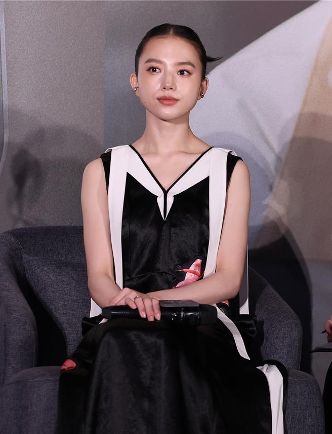 清原果耶特地来台宣传新片。（陈俊吉摄）