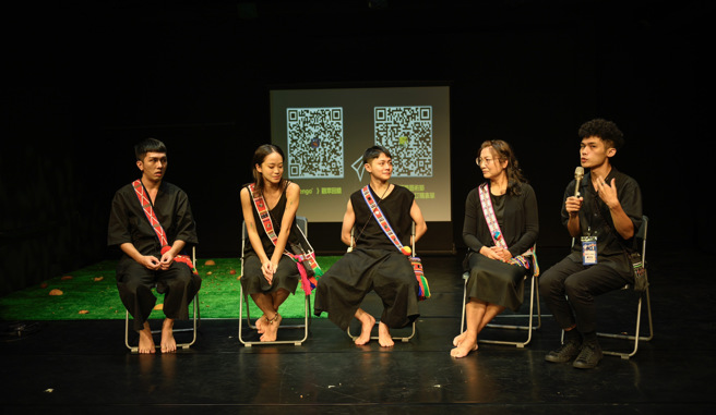 膑膑工作室《Cicengo’（芽）》演后座谈会。(照片/玄奘大学提供)
