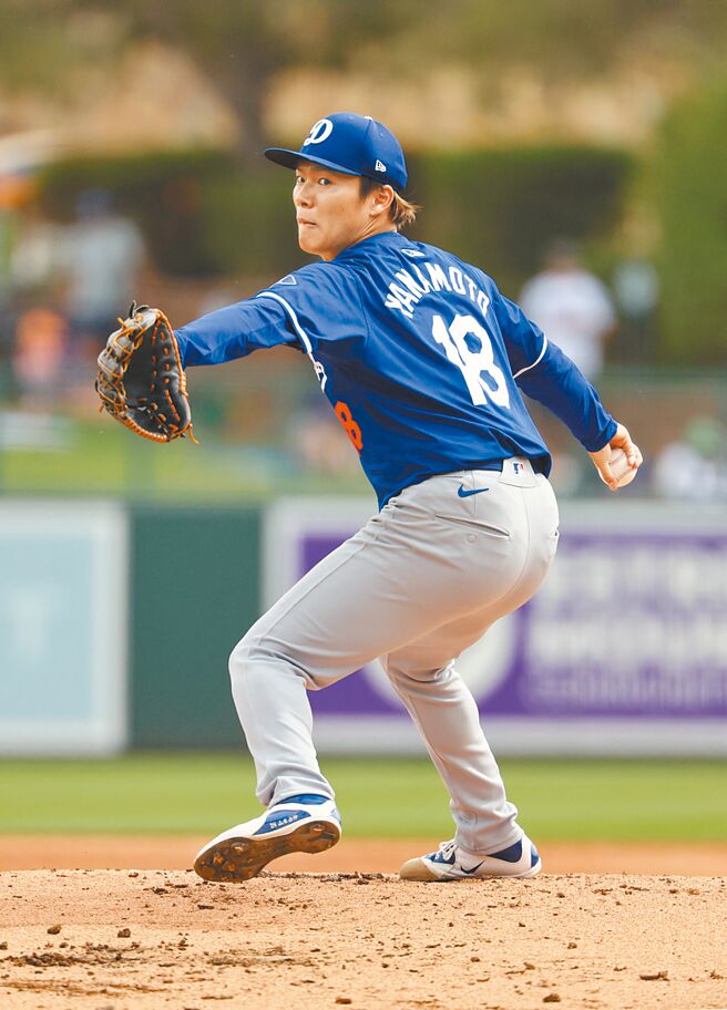 道奇投手山本由伸。（路透）