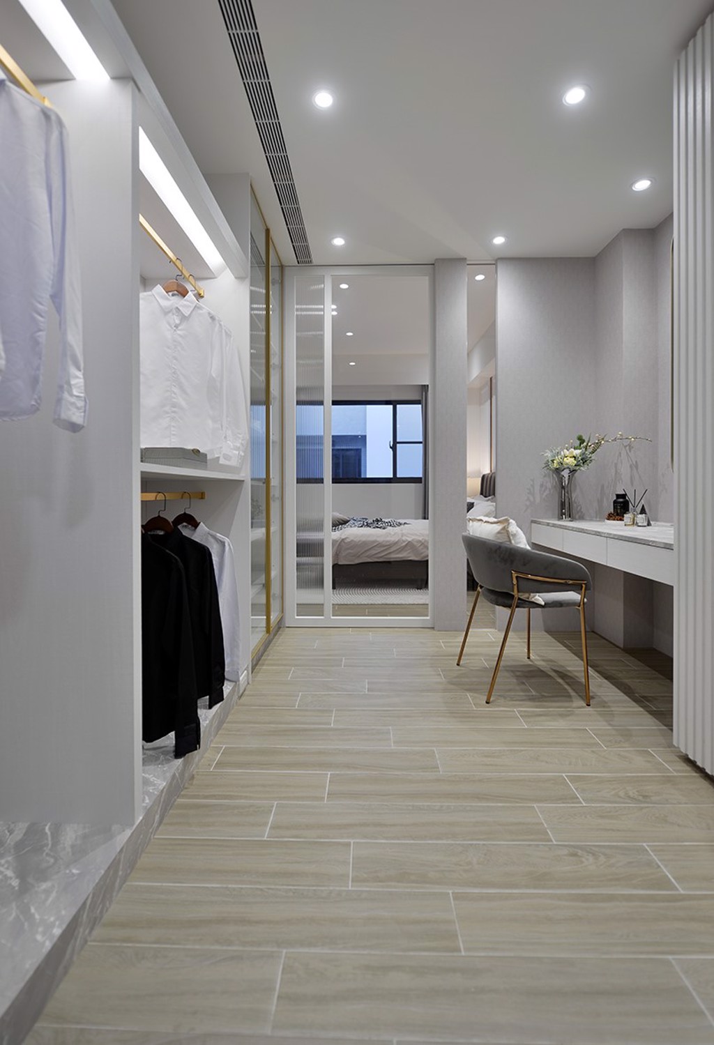 「陶喜悠朵」擁有套房式整層大主臥，寬敞空間可規劃更衣室、梳化區。（圖/業者提供）