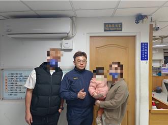 女童热痉挛拦警求助 三重警狂飙3分钟送医院急救