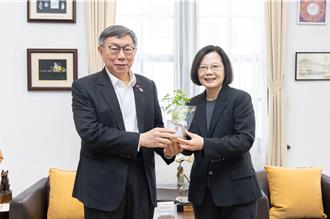 柯文哲、蔡英文會面！午餐同吃牛肉麵  討論「4大議題」