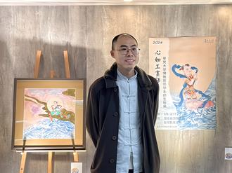 華梵佛藝系「心如工畫師」師生聯展 四大主題法喜充滿
