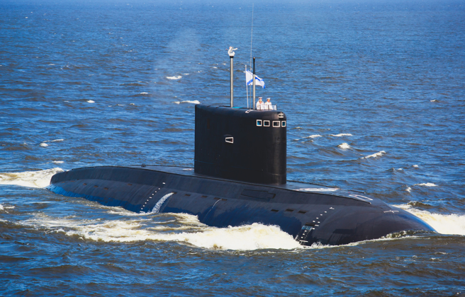 俄羅斯潛艦的資料照。（圖:shutterstock/達志）