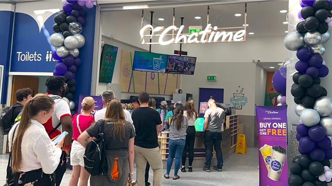 国际手摇茶饮品牌日出茶太全球布局不停歇。（六角提供）