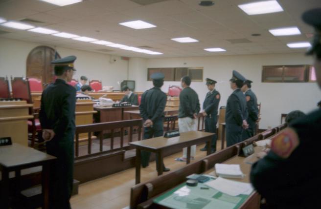 图为1991年2月7日，刘焕荣案开庭。（资料照）