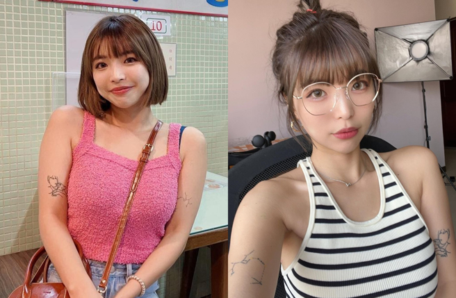 一隻阿圓雷射除刺青。（圖／nanaciaociao IG）