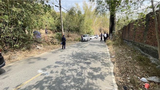 林園區清水岩附近於13日發生女嬰屍體。（翻攝照片／高雄洪靖宜傳真）