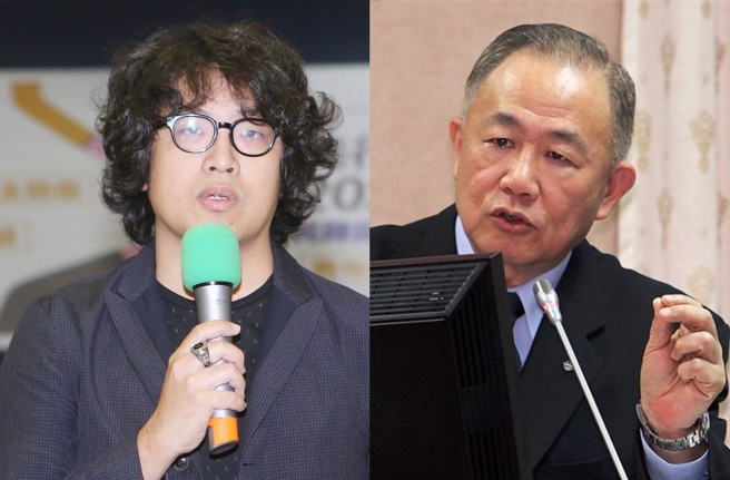 对于民进党立委、黑熊学院院长沈伯洋建议国防部，要用光谱界定认知作战，国民党立委、退役上将陈永康指出，国安领域没有人这样说。（合成图/资料照、赵双杰摄）