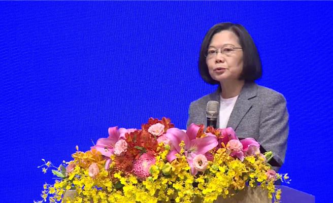 蔡英文總統今上午出席「東亞經濟會議第51次台日雙方代表聯席會議開幕式」。（總統府提供／游念育台北傳真）