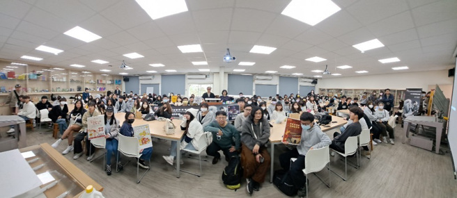 岭东科技大学举办金犊校园分享会活动大合影。（图／时报金犊奖提供）