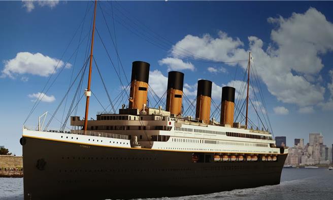 鐵達尼二號的構想圖（AAP）