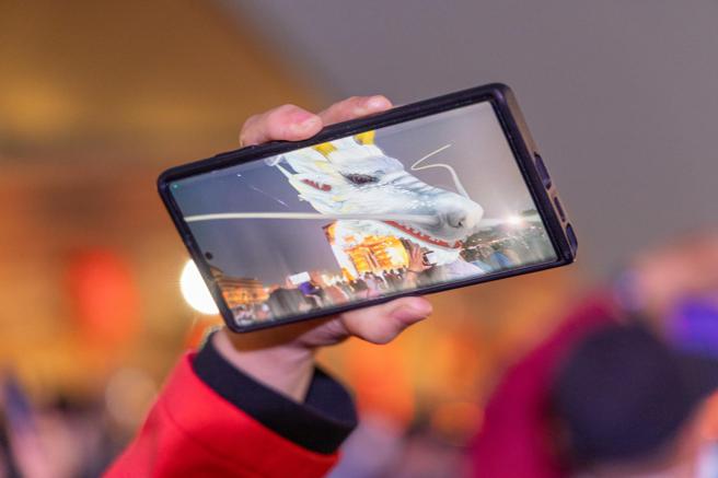 台灣燈會眾神之門APP應用畫面 (圖片來源：台南市政府提供)
