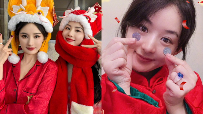 杨幂(左一)经常被与赵丽颖(右)拿来比较。（图／翻摄自杨幂、赵丽颖 微博）