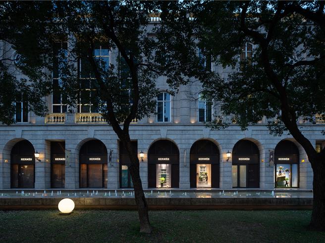 愛馬仕此次全新櫥窗設計，於即日起於寶麗廣場展出。（Hermes提供／黃唯淯台北傳真）