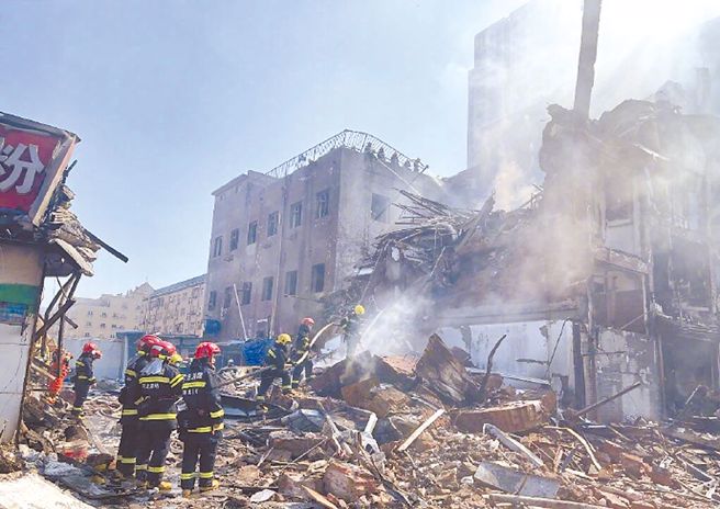 燕郊爆燃事故初判燃氣管道洩漏與業主無直接關係。（大陸央視）