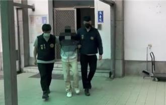 撞死工程師神隱   台中男遭拘提低頭上銬畫面曝光