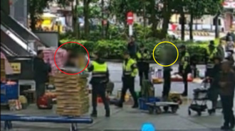 汐止車站前2攤販互毆裝沒事 警調監視器曝真相