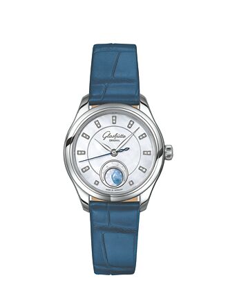 格拉蘇蒂原創月相女表 浪漫的手上小夜曲