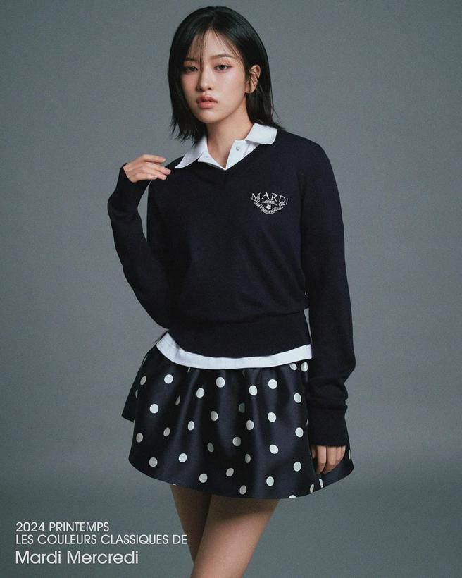 .IVE團長安俞真成MARDI MERCREDI代言人。（FRUITION提供）