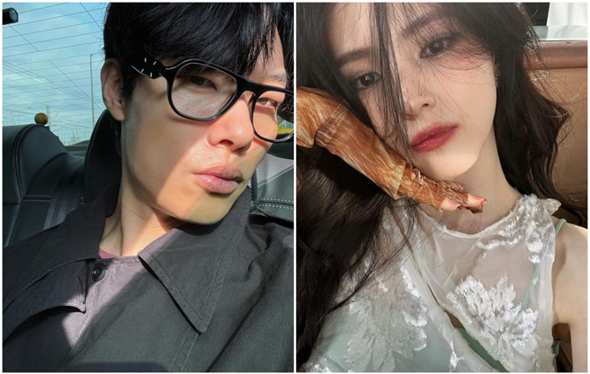 柳俊烈、韩韶禧传出绯闻。（图／IG@ryusdb、xeesoxee）