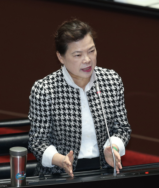 经济部长王美花15日在立法院答询。（姚志平摄）