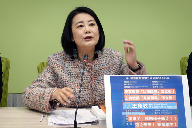 民进党立院党团干事长吴思瑶