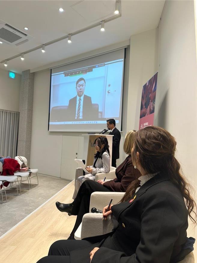 出席全球民主聯盟論壇 民進黨：台灣地方政治貪腐氾濫。民進黨提供