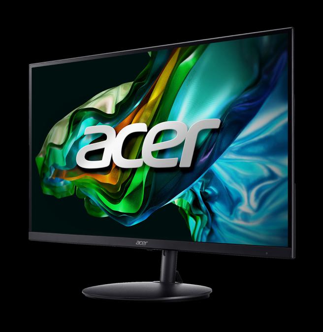 Acer 推出SH2系列薄型螢幕。（Acer提供／古明弘台北傳真）