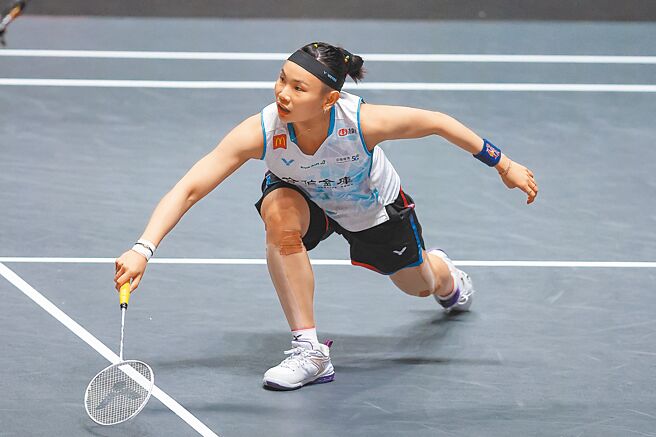 全英公开赛女单16强赛，戴资颖以直落2淘汰韩国金佳恩。（badminton photo提供）