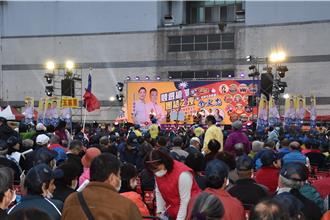 苗栗市长补选   朱立伦、徐巧芯、28位里长到齐为余文忠站台