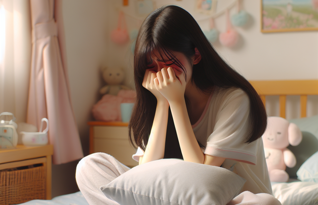 廖男性侵15岁小女友还害怀孕，遭到判刑判7年6月，还要再赔80万元。（AI生成图）