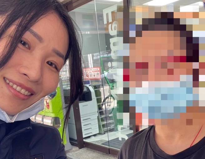 女警郭沛玟對家屬面臨的困境深感同情，就積極地為阮女尋求社福資源。（翻攝畫面）