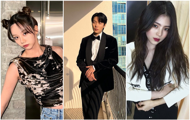 韩韶禧（右）认爱柳俊烈，否认当第三者。（图／hyeri_0609、ryusdb、xeesoxee IG）