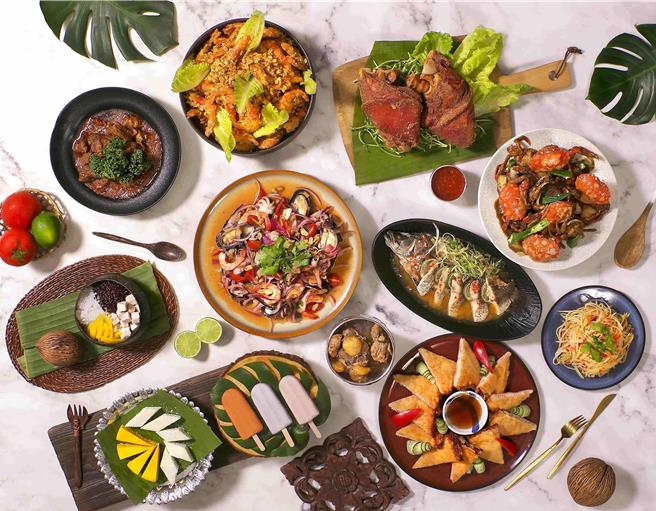 台北花园大酒店飨聚厨房自3月18日至4月30日止，推出「东南亚美食节」。（台北花园大酒店提供／吴娮翎台北传真）