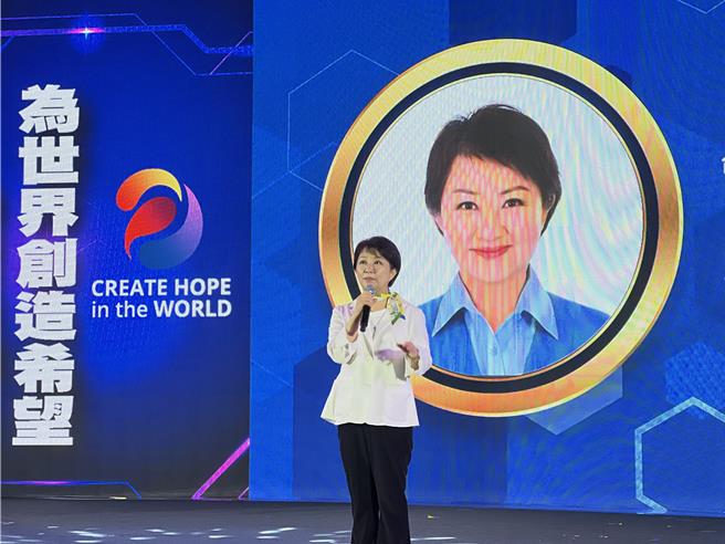 台中市長盧秀燕連5屆參加扶輪社3461地區年會。（張亦惠攝）