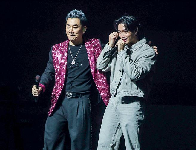 任贤齐16日邀高尔宣担任演唱会嘉宾。（粘耿豪摄）