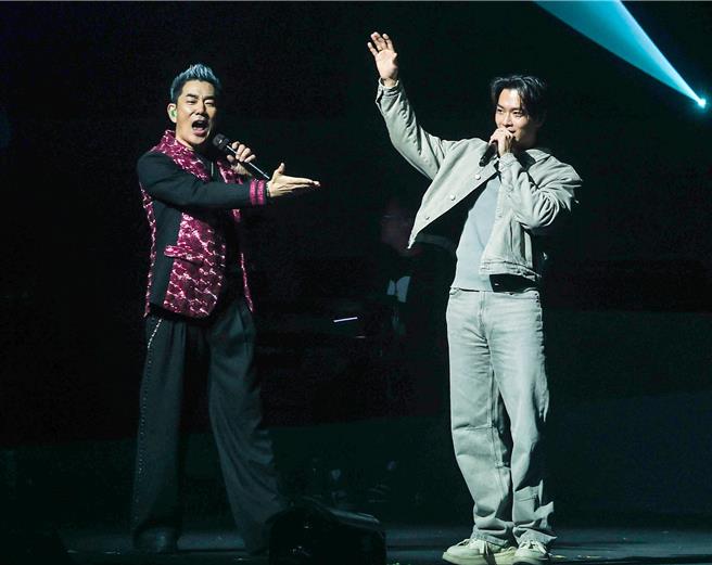 任贤齐16日邀高尔宣担任演唱会嘉宾。（粘耿豪摄）