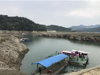 石門水庫蓄水率跌破4成 觀光遊艇路線停駛改遊程