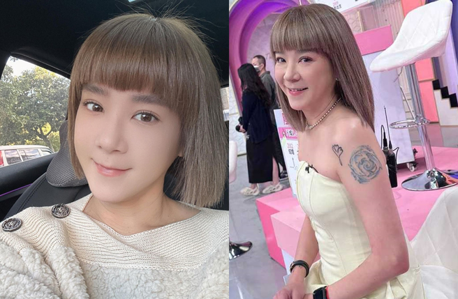 陆元琪因刺青被剧组退货遭网酸。（图／陆元琪 IG）