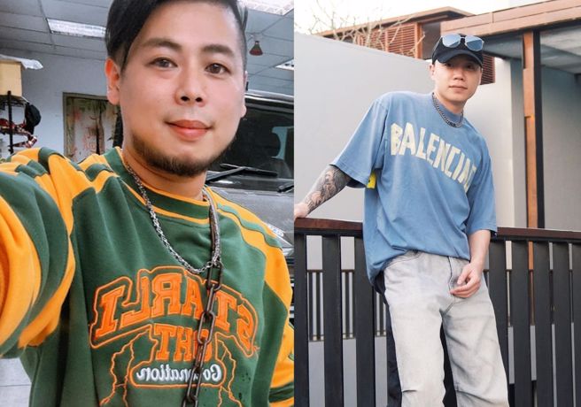 游否希（左）一番赏活动遭疑欺骗消费者， Toyz直播谈起此事。（图／在不疯狂就等死 - 游否希、Toyz脸书）