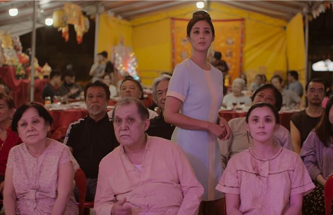 莫允雯在灵异影集《味尽缘》饰演最美女鬼。（Hami Video提供）