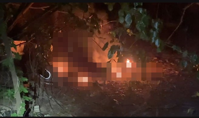 劉姓男子疑似偷割電纜線遭1.1萬伏特高壓電電死。（翻攝畫面）