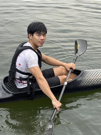 扁平足不影響熱情！ 羅東高中曾筠皓體育術科第一名