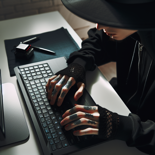 网路常有不明身份者，别有居心躲在键盘后造谣生事（ AI示意图）