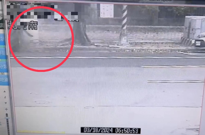 车祸现场画面。（图 / 民眾提供）