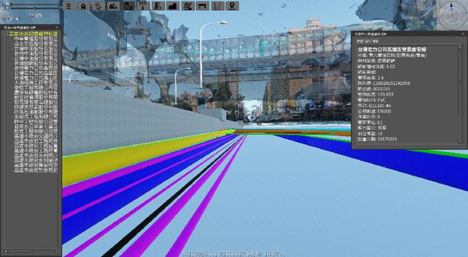 地下管線與民族路共同管道模型（圖片來源：高雄市工務局提供）