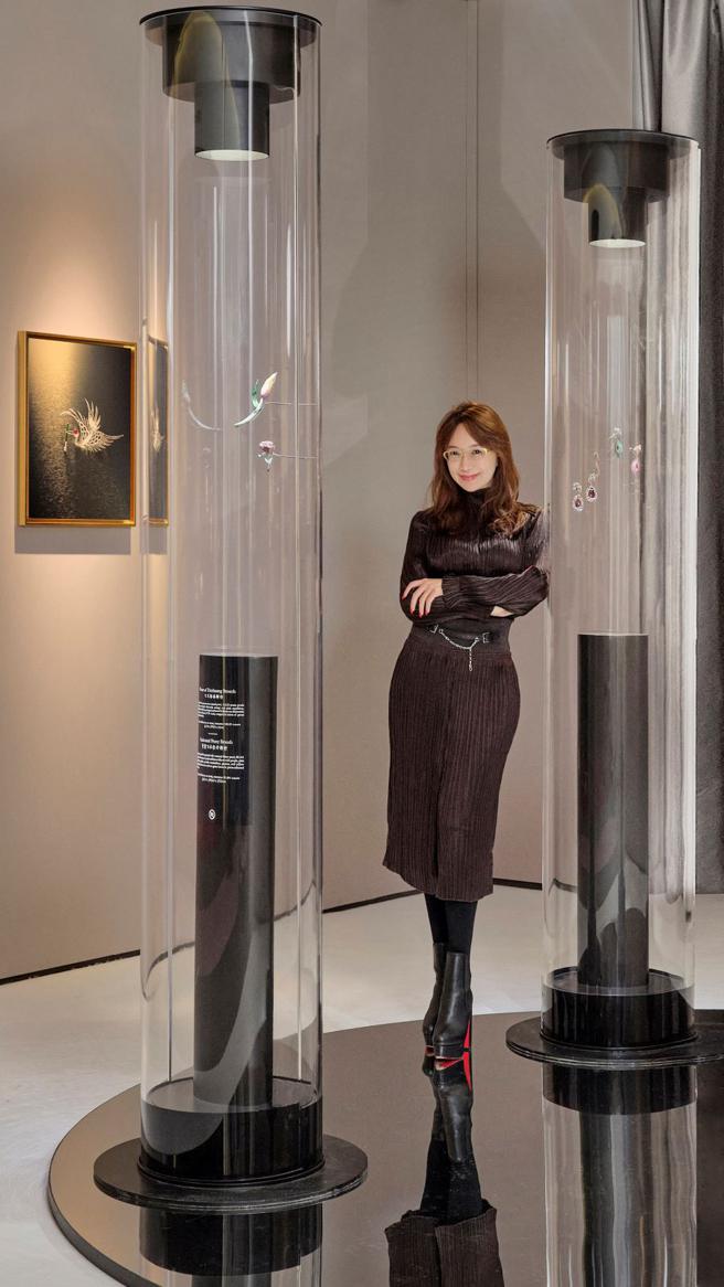 台灣珠寶設計師胡茵菲（Anna Hu）連續三年受邀參加歐洲藝術博覽會。（ANNA HU提供)