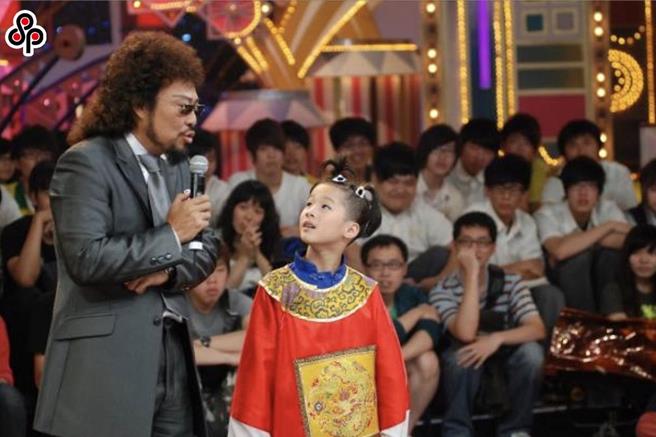 陳冠叡9歲登上張菲主持的《綜藝大哥大》。（資料照片）